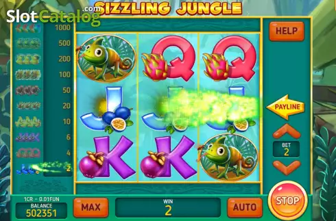 Скрин3. Sizzling Jungle (3x3) слот