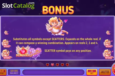 Скрин6. Cupid's Quest слот