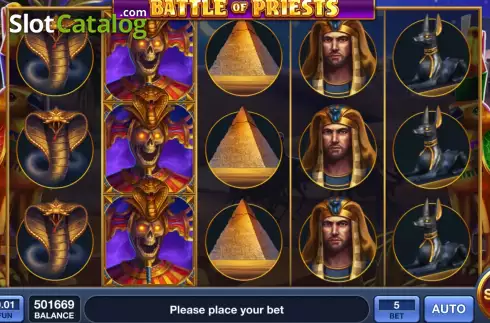 Скрин2. Battle of Priests слот