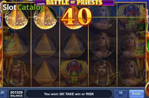 Скрин4. Battle of Priests слот