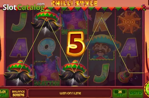 Скрин3. Chilli Style слот