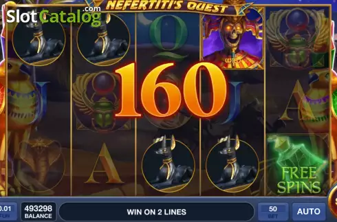 Скрин5. Nefertiti's Quest слот