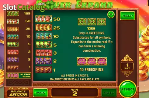 Скрин9. Clover Expand Respin слот