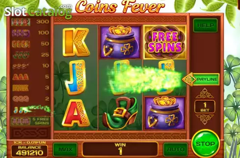 Скрин3. Coins Fever Respins слот