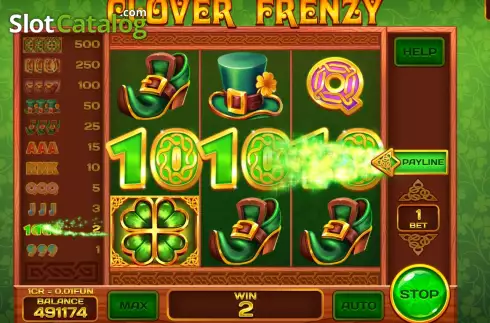 Скрин3. Clover Frenzy Respin слот