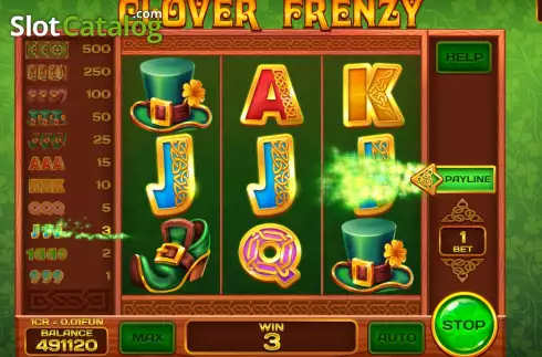 Скрин4. Clover Frenzy Respin слот