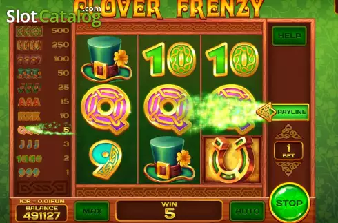 Скрин5. Clover Frenzy Respin слот