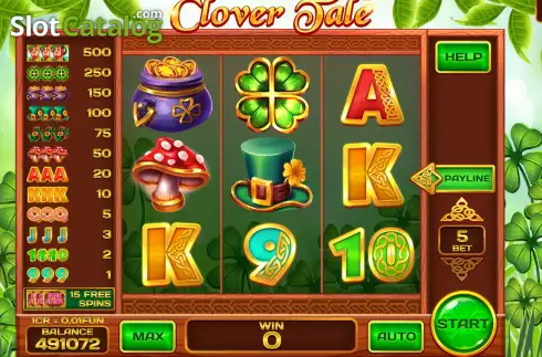 Скрин3. Clover Tale Respin слот