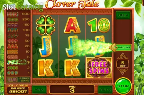 Скрин4. Clover Tale Respin слот