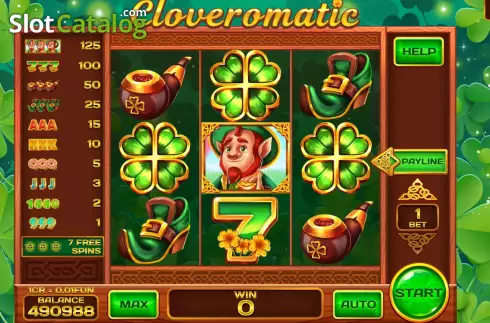 Скрин3. Cloveromatic Respin слот