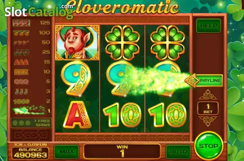 Скрин4. Cloveromatic Respin слот