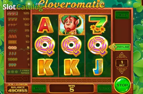Скрин5. Cloveromatic Respin слот