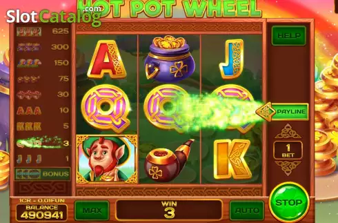 Скрин4. Hot Pot Wheel Respin слот
