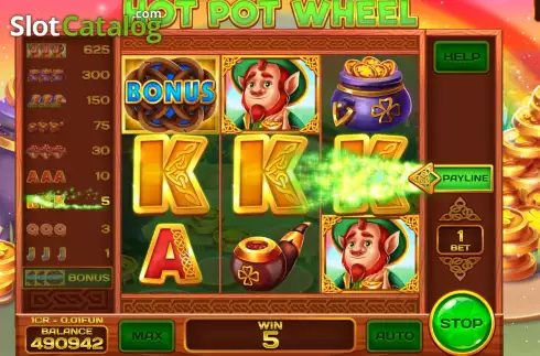 Скрин5. Hot Pot Wheel Respin слот