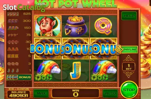 Скрин6. Hot Pot Wheel Respin слот