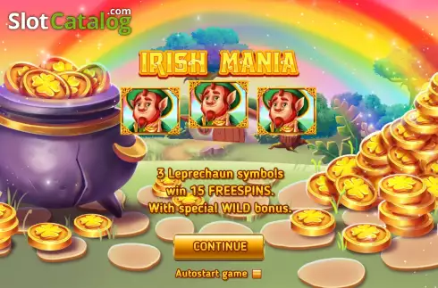 Скрин2. Irish Mania Respin слот