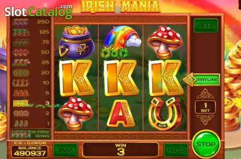 Скрин5. Irish Mania Respin слот