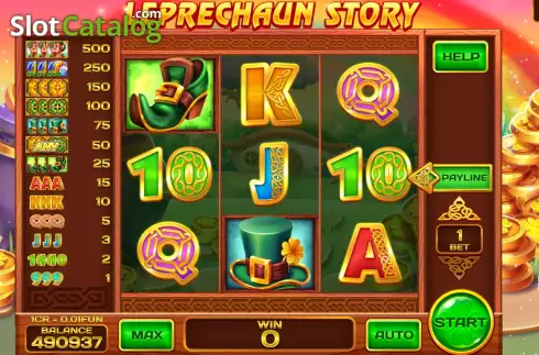 Скрин3. Leprechaun Story Respin слот