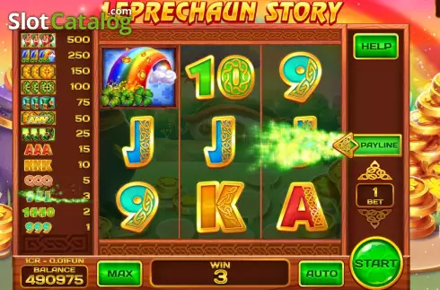 Скрин4. Leprechaun Story Respin слот