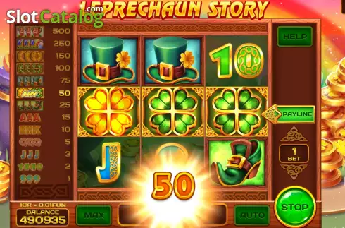 Скрин5. Leprechaun Story Respin слот