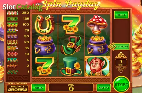 Скрин2. Spin Payday Respin слот