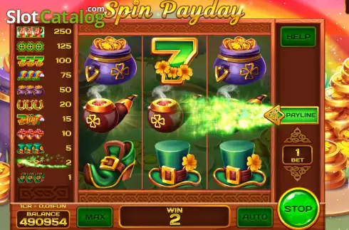 Скрин3. Spin Payday Respin слот