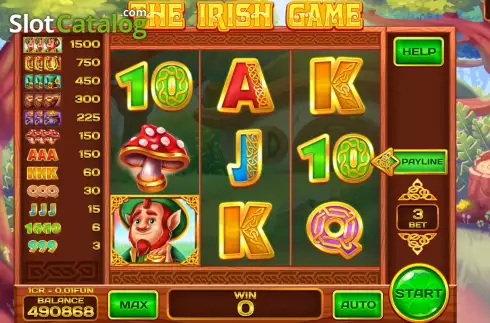 Скрин2. The Irish Game (3x3) слот