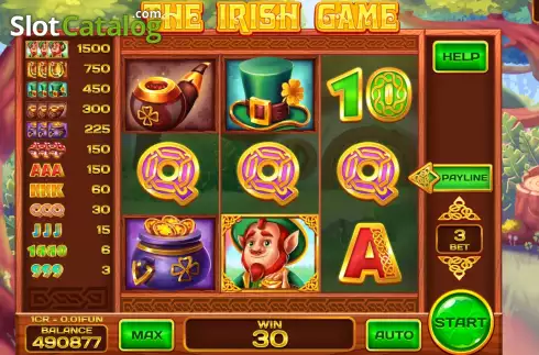 Скрин5. The Irish Game (3x3) слот