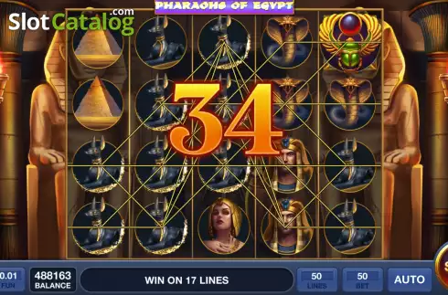 Скрин3. Pharaohs Of Egypt слот
