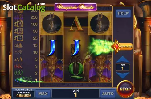 Скрин4. Cleopatra's Rituals (Pull Tabs) слот