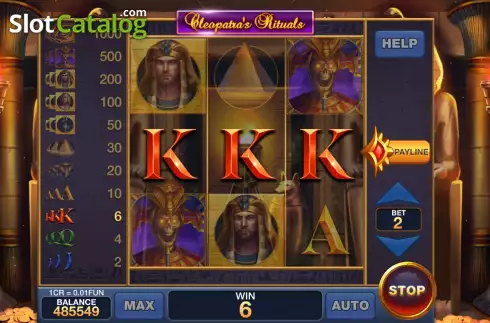 Скрин4. Cleopatra's Rituals (3x3) слот