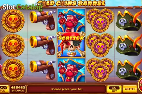 Скрин2. Gold Coins Barrel слот