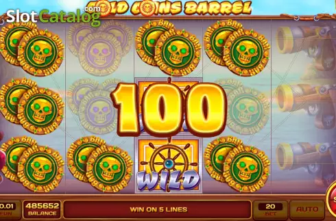 Скрин4. Gold Coins Barrel слот