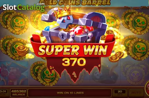 Скрин5. Gold Coins Barrel слот