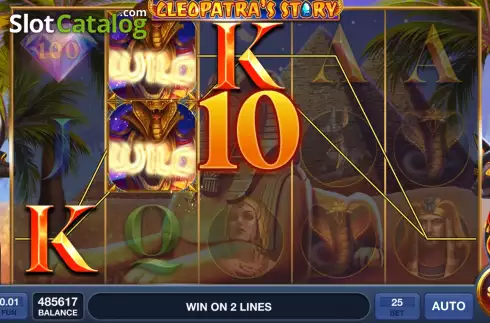 Скрин4. Cleopatra's Story слот