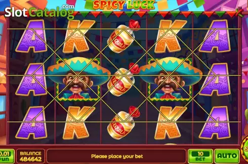 Скрин2. Spicy Luck слот