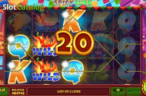 Скрин3. Spicy Luck слот