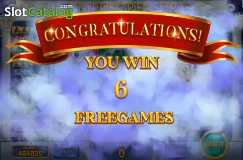 Скрин5. Olympus Treasures (3x3) слот