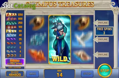 Скрин6. Olympus Treasures (3x3) слот