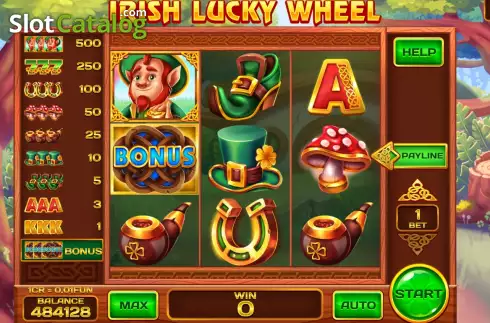 Скрин3. Irish Lucky Wheel Respin слот