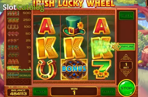 Скрин4. Irish Lucky Wheel Respin слот