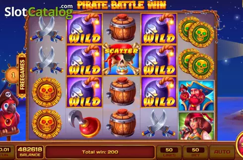 Скрин7. Pirate Battle Win слот