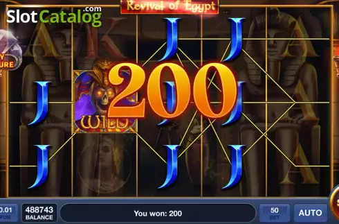 Скрин3. Revival of Egypt слот