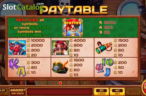 Скрин6. Pirate Treasure Cove слот