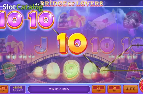 Скрин3. Bridge of Lovers слот