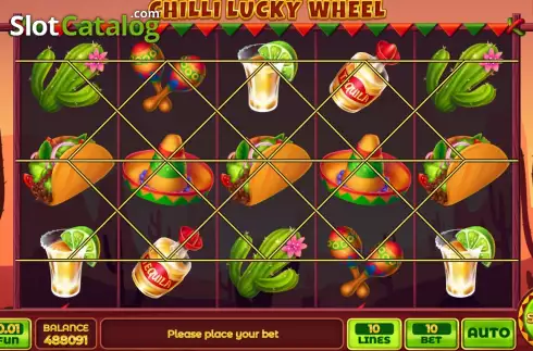 Скрин2. Chilli Lucky Wheel слот