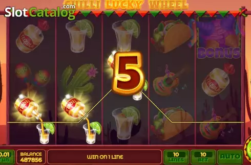 Скрин3. Chilli Lucky Wheel слот