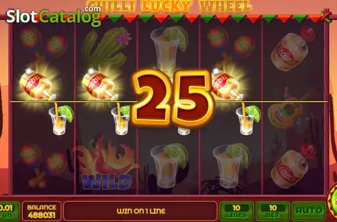 Скрин4. Chilli Lucky Wheel слот