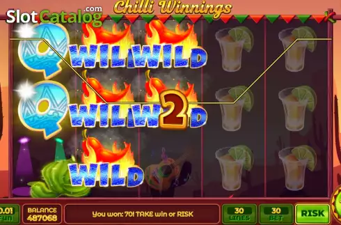 Скрин3. Chilli Winnings слот