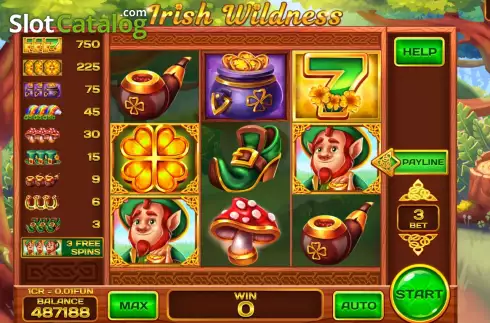 Скрин2. Irish Wildness (Reel Respin) слот